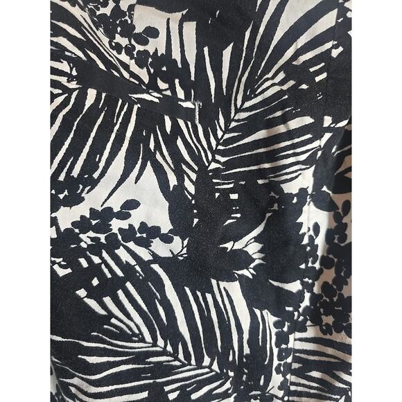 Tropical Capri Floral Plus 24 Lane Bryant Pants Vacation Office Holiday Chic - Picture 9 of 10